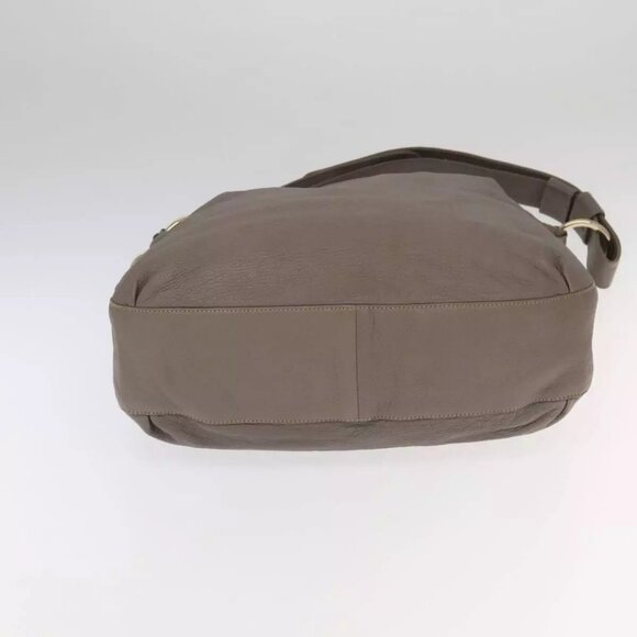 GUCCI Shoulder Bag Leather 2way Gray Silver 232931 Auth - Picture 13 of 16